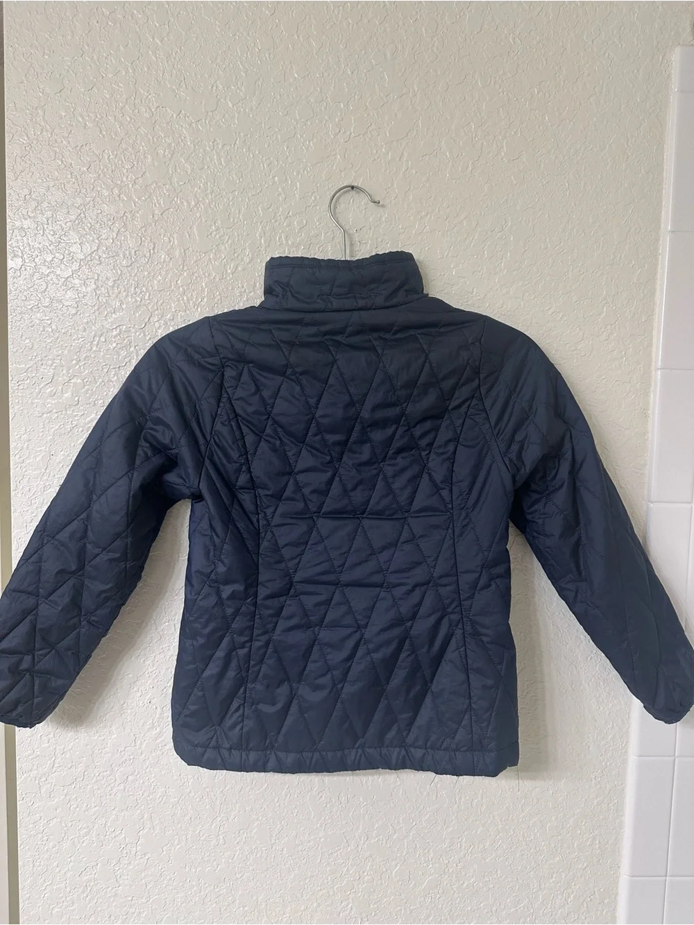 Patagonia Kids Nano Puff Brick Quilt Jacket Navy Size Small 7-8